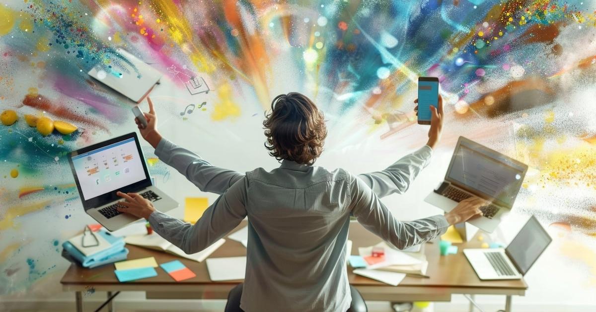 cambios cerebrales por multitasking