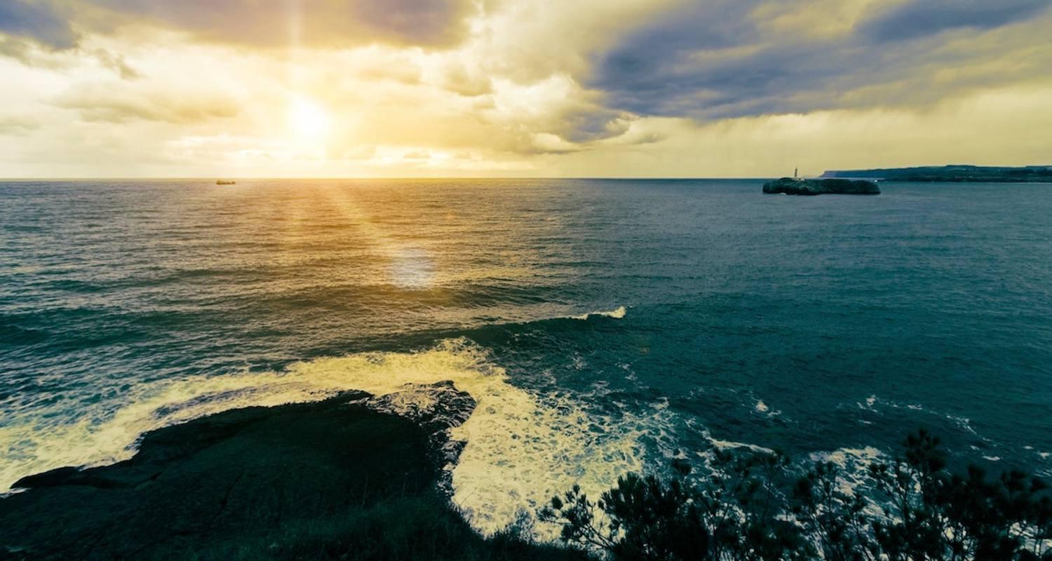 Energía de las olas en el mar