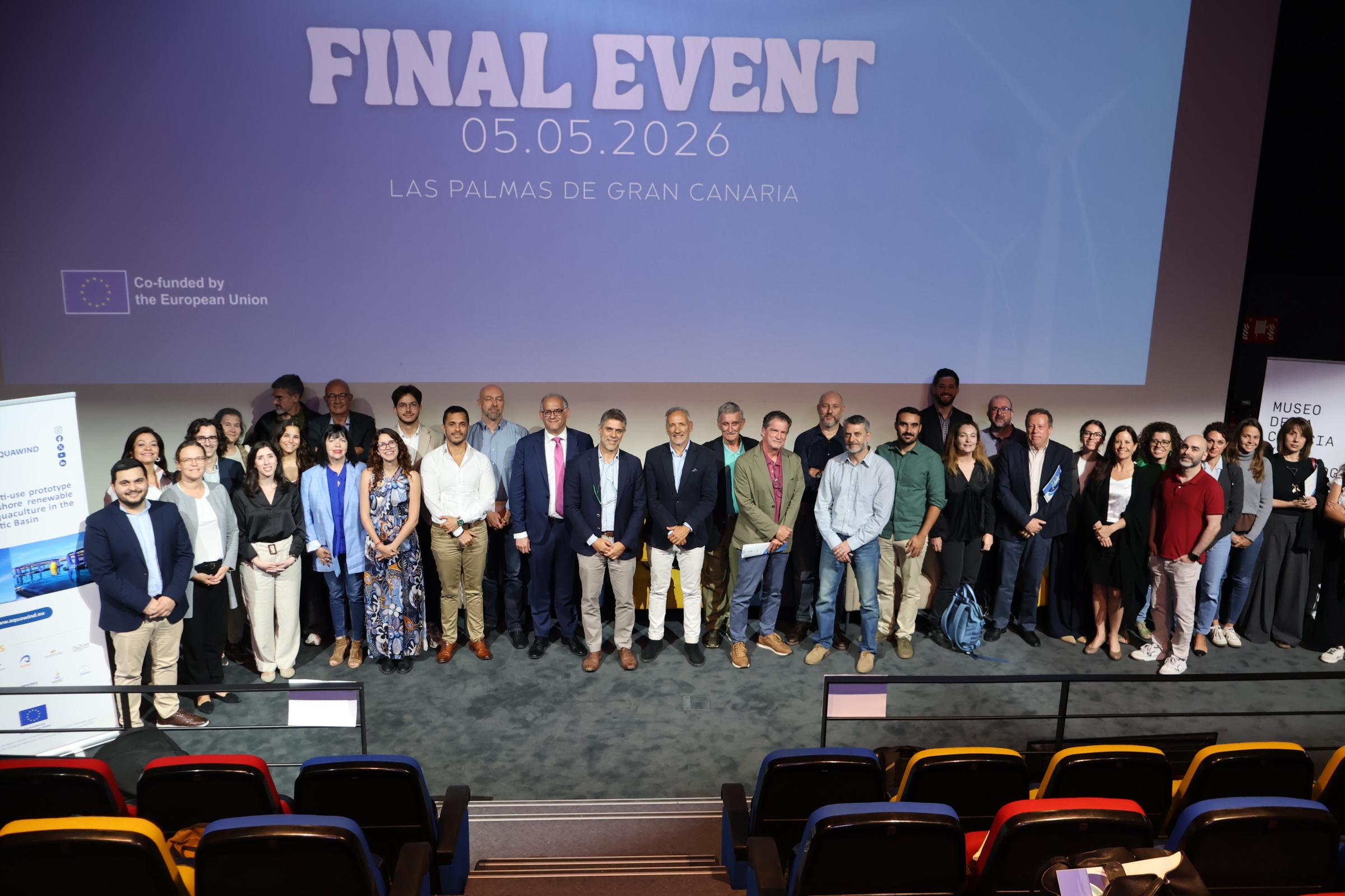 Plataforma eólica y acuicultura