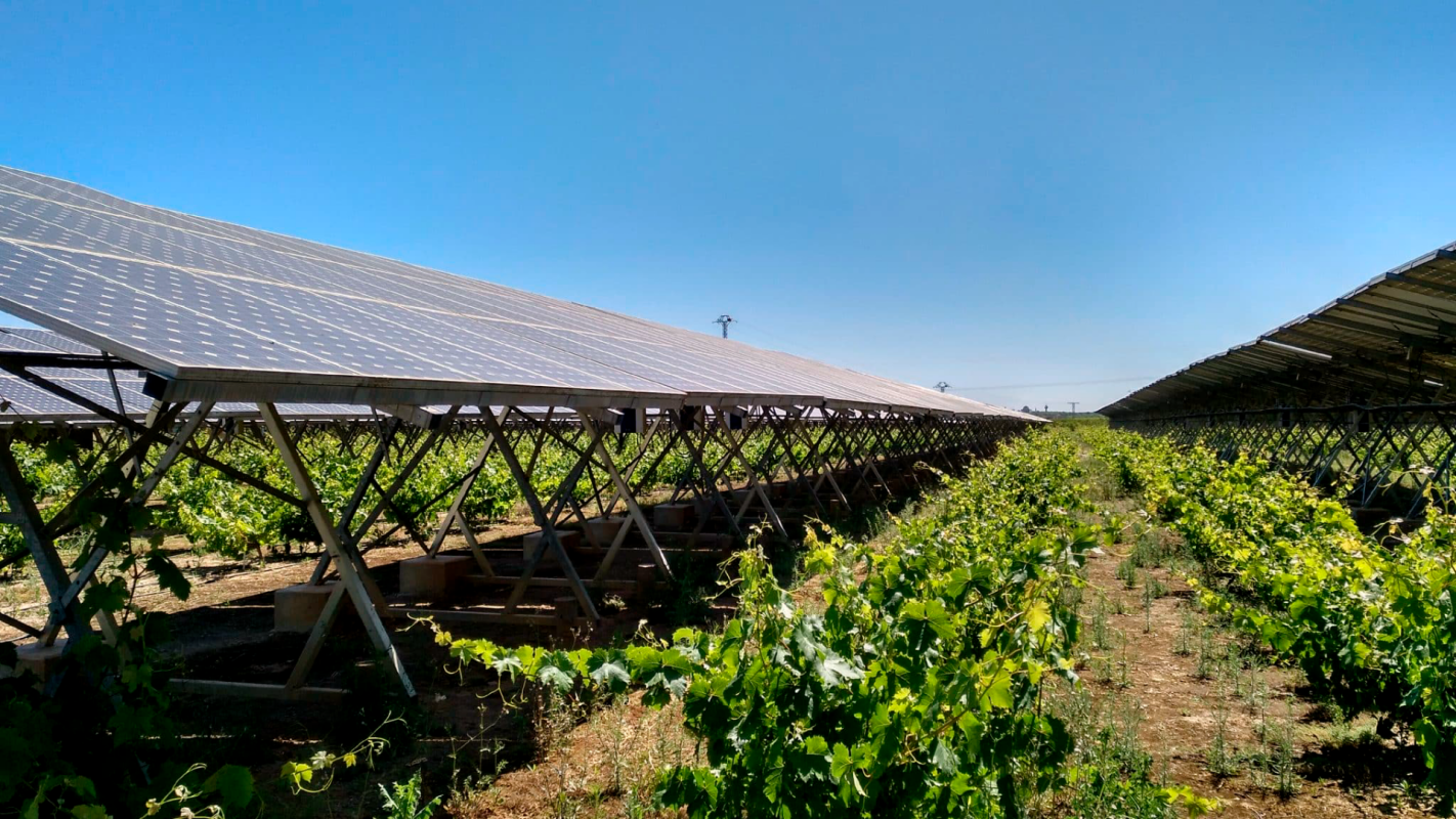 Instalación solar agrícola